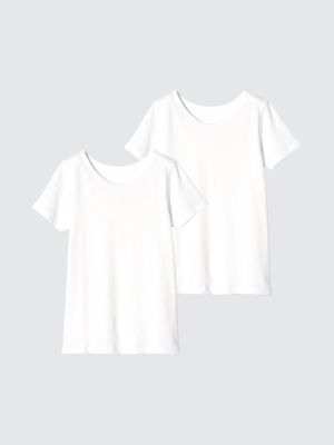 コットンインナーUネック2枚組