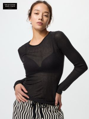 ヒートテックカシミヤブレンドポインテールT