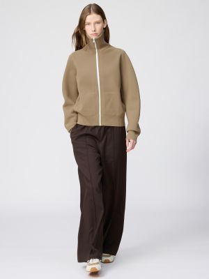 ミラノリブフルジップカーディガン