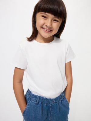 GIRLS リブTシャツ