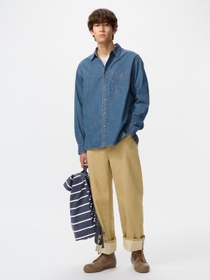 ライトデニムオーバーサイズシャツ