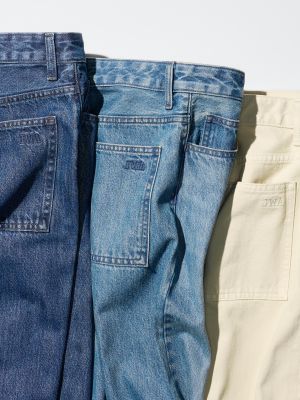 バギージーンズ/丈短め