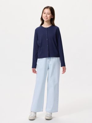 GIRLS ソフトリブカーディガン